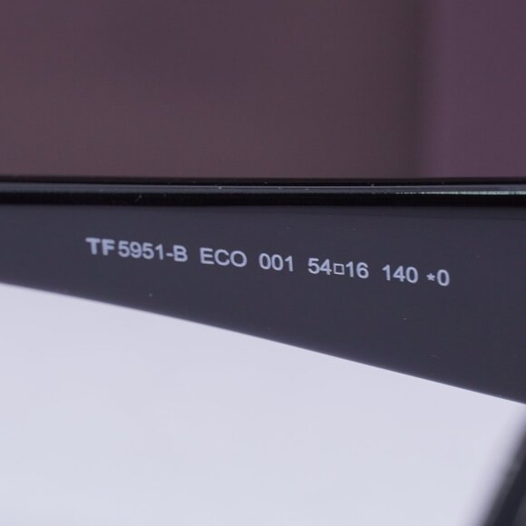 Tom Ford FT5951-B 001 Square Eyeglasses 54mm - Shiny Black/Blue Light block - Picture 8 of 9